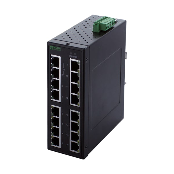 Murrelektronik TREE 16 TX Metall 2GE 14 FE - Unmanaged Gigabit Switch - 16 Ports 58174 - main